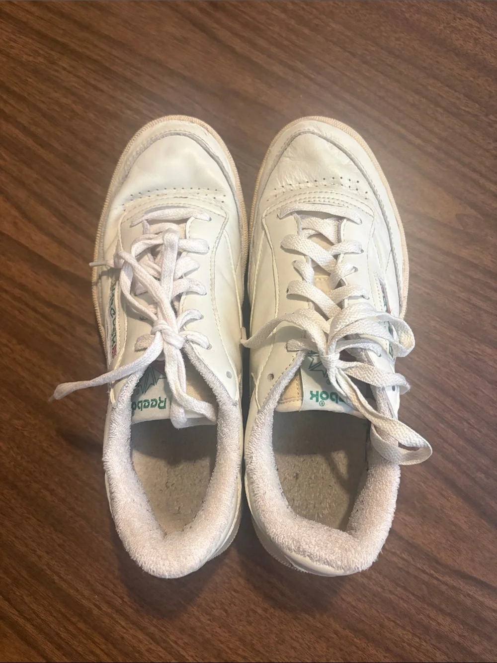 Reebok Club C 85 VINTAGE Size 9 White Sneakers Shoes